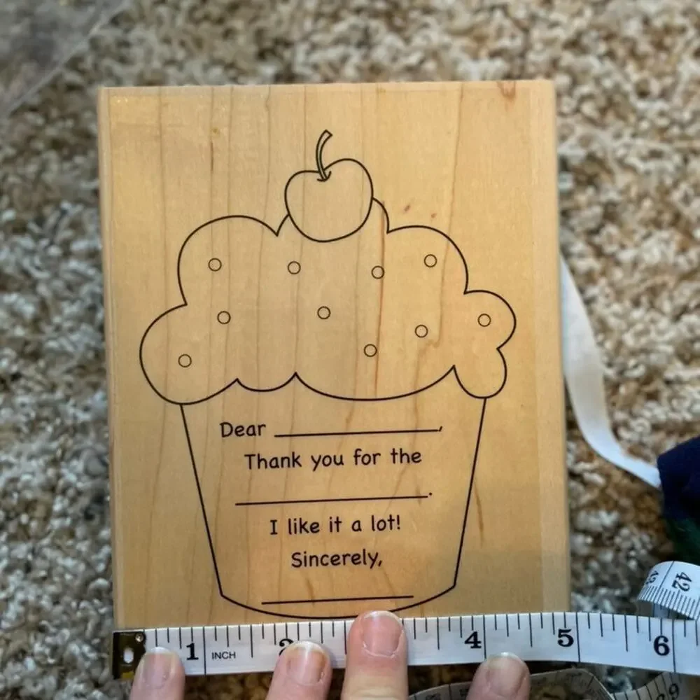 Stampin Up Simple Birthday Thanks wooden